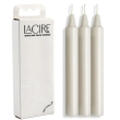 LaCire Drip Pillar Candles - White
